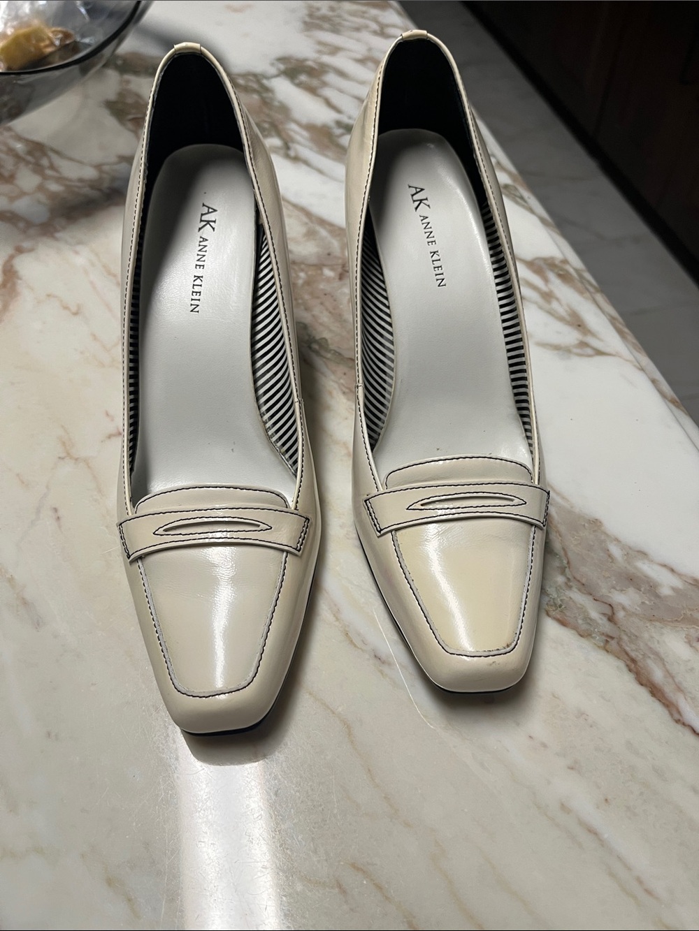 Anne Klein Amimpact White Patent
